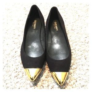 Old navy flats - Black & Gold